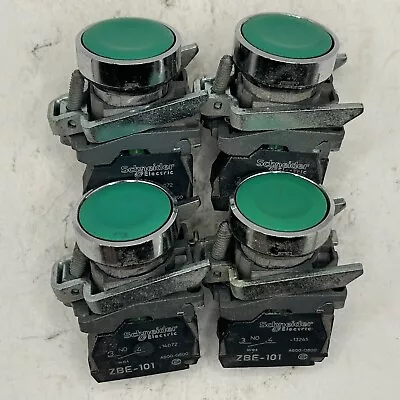 Buy Schneider Electric ZBE-101 Green Push Button (LOT OF 4) • 45$
