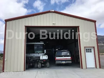 Buy DuroBEAM Steel 30'x48'x16' Auto Lift Garage Metal Workshop Building Kit DiRECT • 28,795$