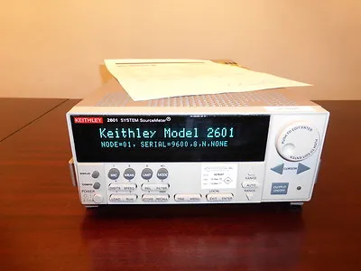 Buy Keithley 2601 Single Channel System SourceMeter (3A DC, 10A Pulse) - CALIBRATED! • 5,450$