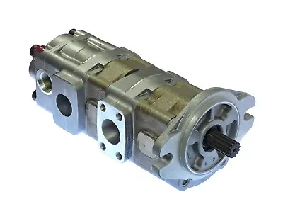 Buy New High-Flow Tandem Hydraulic Pump Fits Kubota SVL75-2 • 2,175.82$