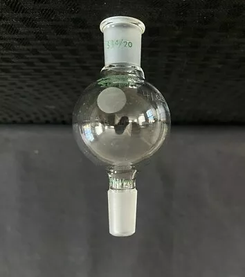 Buy Chemglass Glass 50mL Kugelrohr Single-Bulb Distilling Adapter 14/20  CG-1227-13 • 34.99$