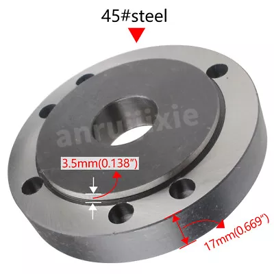 Buy 80mm To 100mm Mini Lathe Convertible Flange,3 Jaw Chuck Transfer To 4 Jaw Chuck • 109.99$