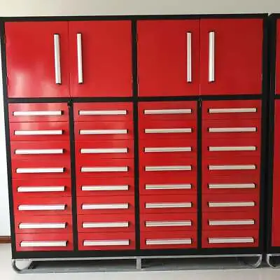 Buy Steelman 7ft Storage Cabinet W/ 32 Drawers Workbench Cabinet Financing Available • 4,900$