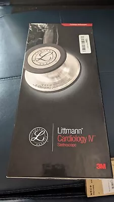 Buy Littman Cardiology IV Stethoscope Black Tube Black Edition Chest Piece  • 190$