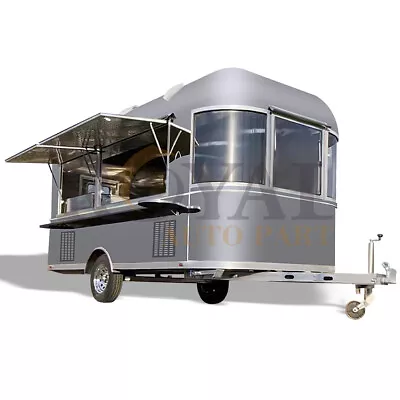 Buy Curved Stainless Steel Customized Enclosed Mobile Concession Food VendingTrailer • 18,748.50$