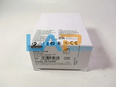 Buy 1PCs New For Siemens Contactor Relay  3TH8244-0XM0 3TH82-44E AC220V • 34.10$