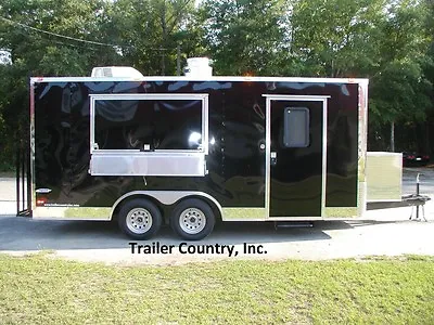 Buy NEW 8.5x18 8.5 X 18 Enclosed Concession Food Vending BBQ Trailer • 28,995$