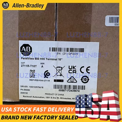 Buy New Allen Bradley 2711R-T10T PANELVIEW 800 10.4-INCH HMI TERMINAL AB 2711R T10T • 1,155$
