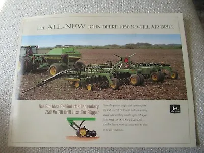 Buy 1996 John Deere 1850 No-till Air Drill Brochure • 10.99$