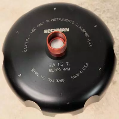 Buy BECKMAN 55 Ti 6-Place Swinging Bucket Centrifuge Rotor NO BUCKETS Very Nice • 449.95$
