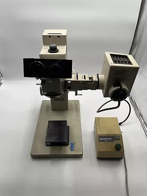 Buy Olympus BH2-HLSH TH3 BH2-UMA Microscope W/ STAND • 34.11$