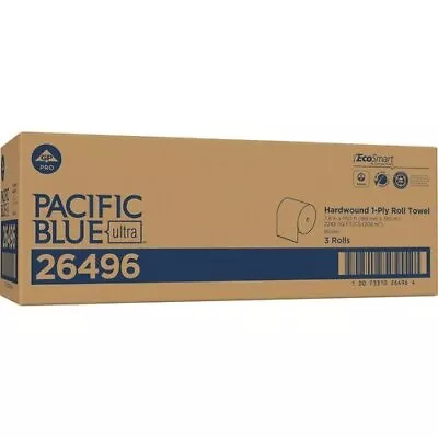 Buy Pacific Blue Ultra Paper Towels, Natural, 7.87 X 1150 Ft, 3 Rolls (GPC26496) • 63.55$