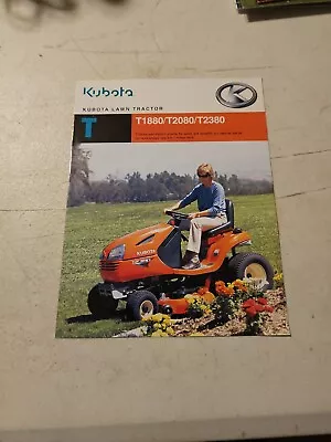 Buy Original Kubota T1880 T2080 T2380 Lawn & Garden Tractor Catalog Brochure  • 6.36$