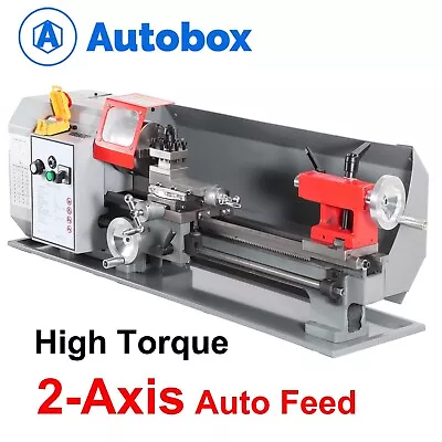 Buy Autobox 2 Axis Auto Feed 8 X16  Metal Gear Mini Lathe High Torque Variable Speed • 649$