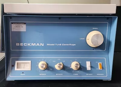 Buy Beckman TJ-6 Centrifuge With TH-4 Rotor & Buckets, Approx. 3000 RPM Max, Works! • 174.99$