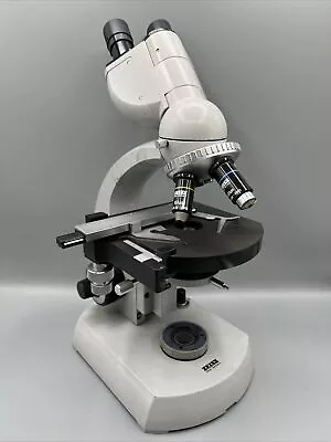 Buy Carl Zeiss Standard 14 Microscope With 3 Objectives & Power Control Transformer • 299.99$