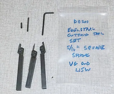 Buy Edelstaal 5/16  Square Shank Cutting Tool Set Used W/ Prazi SD300 Lathe L15W • 49$