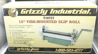 Buy Grizzly Industrial T10727 12  Vice Mounted Slip Roll BRAND NEW!!! Metal Forming • 229.99$