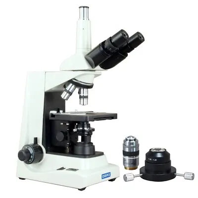 Buy OMAX 40X-2000X PLAN Trinocular Darkfield Super Bright LED Microscope Live Blood • 1,708.99$
