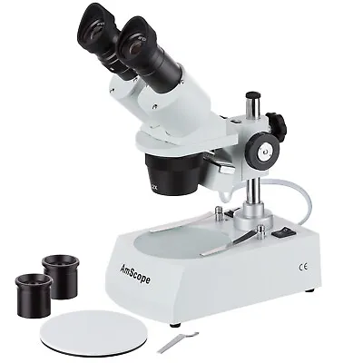 Buy AmScope SE306R-PY Student Binocular Stereo Microscope 20X-30X-40X-60X • 185.99$
