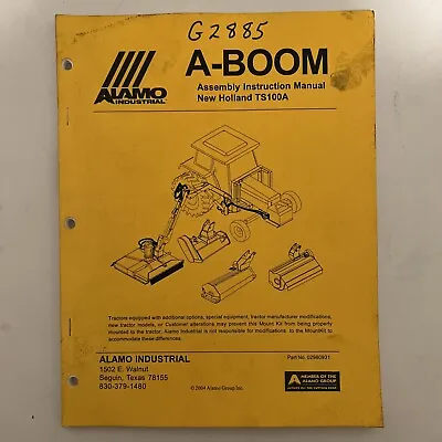 Buy Alamo  A-Boom Mower Assembly Instructions Manual New Holland TS100A • 69.99$
