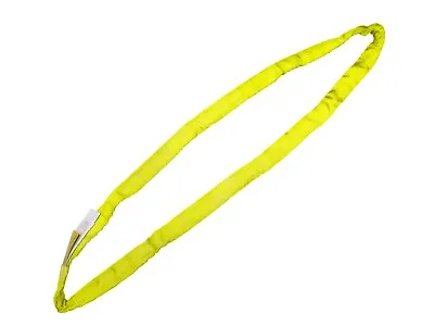 Buy Yellow 8 Ft Endless Round Rim Sling Wrecker Recovery Tow Strap Tagged 16,800 Lbs • 25.73$