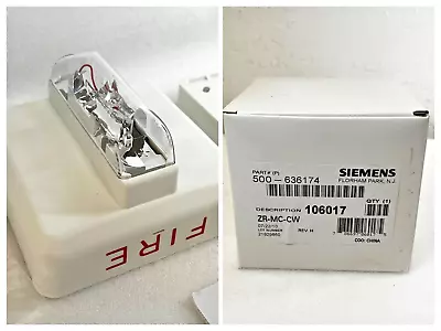 Buy Siemens ZR-MC-CW Multi-Candela Fire Alarm Strobe, Ceiling Mount, White • 48$