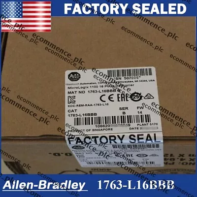 Buy New Allen Bradley 1763-L16BBB /B MicroLogix 1100 16 Point Controller PLC 1 PC • 1,073$