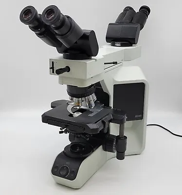 Buy Olympus Microscope BX43 With Front To Back Bridge And 100x Objective (Dual Head • 9,576.50$