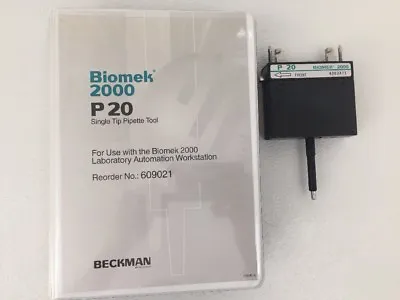 Buy BECKMAN BIOMEK 2000 P20 SINGLE TIP PIPETTE TOOL W/ Case! • 449.99$