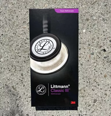 Buy 3M Littmann Classic III 27  Monitoring Stethoscope, Black Edition, 5803 • 90$