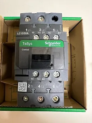 Buy Schneider Electric TeSys Deca Contactor 50A 40HP LC1D50AG7 • 69.95$