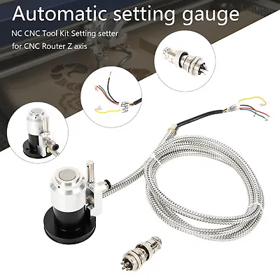 Buy High Precision Cnc Router Probe Z Axis Auto Adjustment Tool Touch Setting Sensor • 33$