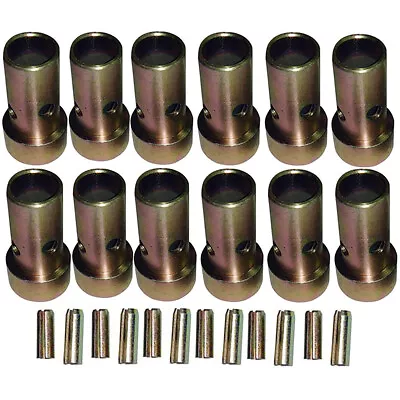 Buy 6 Fits CATegory II Quick Hitch Bushings & Roll Pins Kits - Fits CAT 2 • 98.99$
