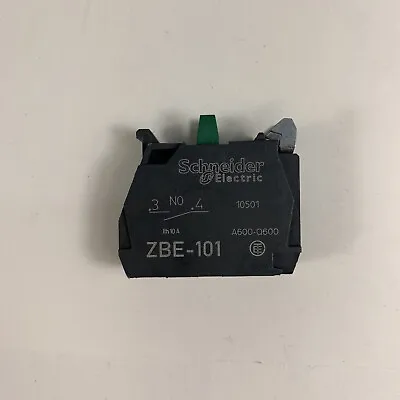 Buy Schneider Electric ZBE-101 N/O Contact Block, Fits XB4 XB5 Series Products QTY 1 • 11.50$