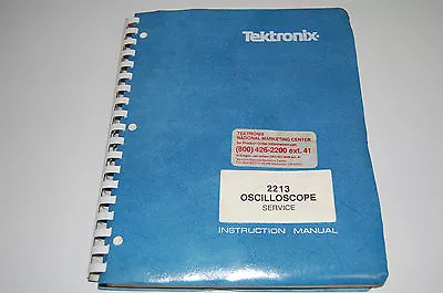 Buy Instruction Manual / Service For Tektronix 2213 Oscilloscope • 36.58$