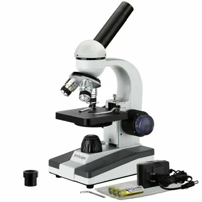 Buy AmScope M150C 40x-1000x Portable Student Compound Microscope • 79.99$