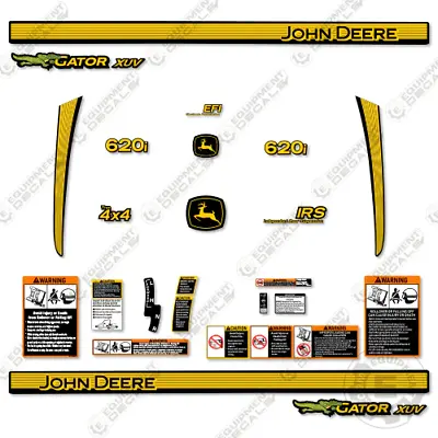 Buy Fits John Deere Gator XUV 620i Decal Kit Utility Vehicle (With Warnings) • 139.95$