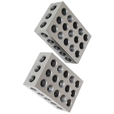 Buy 2 Precision 1-2-3 Block 23 Holes Milling Machining 123 Blocks • 25.77$