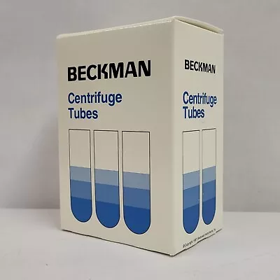 Buy (22) Beckman Coulter 13.5mL Polycarbonate Centrifuge Tubes (16 X 76mm) 355630 • 65$