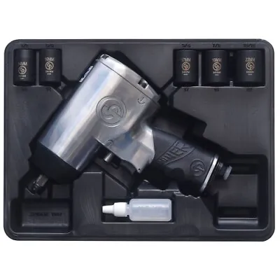 Buy Chicago Pneumatic CP749K Impact Wrench Kit With Socket Set • 402.52$