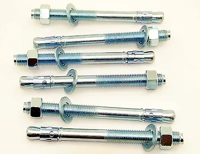 Buy (40) Concrete Wedge Anchor Bolts 3/4 X 8-1/2 Includes Nuts & Washers BULK • 249.99$
