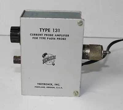 Buy Tektronix Type 131 Current Probe Amplifier For Type P6016 Probe Model 3 • 65$