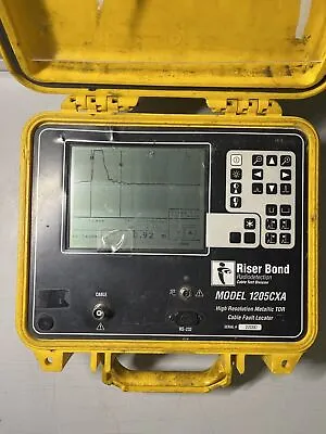 Buy Riser Bond 1205CXA Cable Fault Locator / Coaxial Metallic Time Dom Reflectometer • 649.97$
