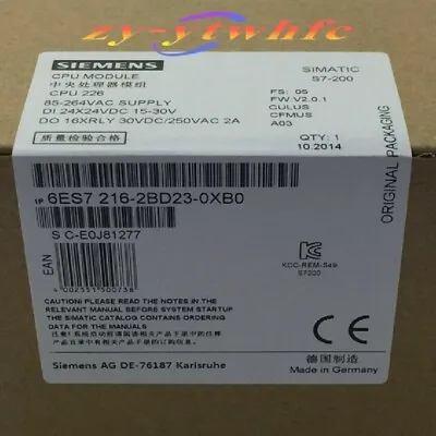 Buy 1PCS New Siemens PLC 6ES7 216-2BD23-0XB0 6ES7216-2BD23-0XB0 In Box/ • 164.95$