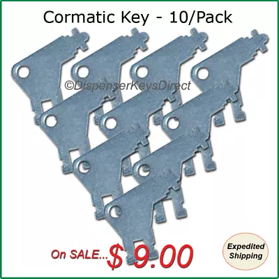 Buy Cormatic Dispenser Key #50504 For Paper Towel, Toilet Tissue Dispensers (10/pk.) • 8.50$