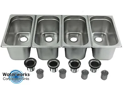Buy Concession Sink 4 Compartment Portable Food Truck Trailer 4 Small • 98.95$