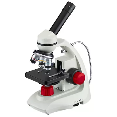 Buy AmScope 40X-1000X Portable Compound Microscope Dual Top/Bottom LED W Metal Frame • 56.99$