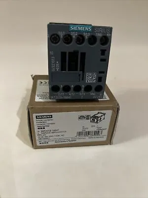Buy Siemens SIRIUS 3RT2018-1BB41, 16A,24V DC/400V Power Contactor • 79.99$