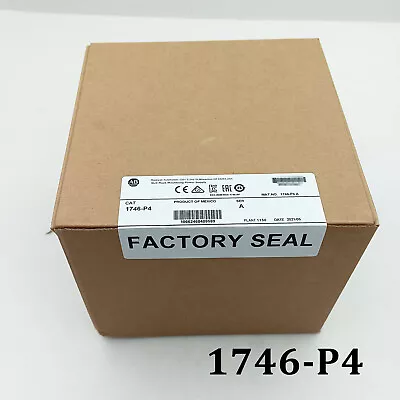 Buy Allen-Bradley 1746-P4 Ser A SLC 500 Power Supply 1746P4 Module New Sealed • 249.31$